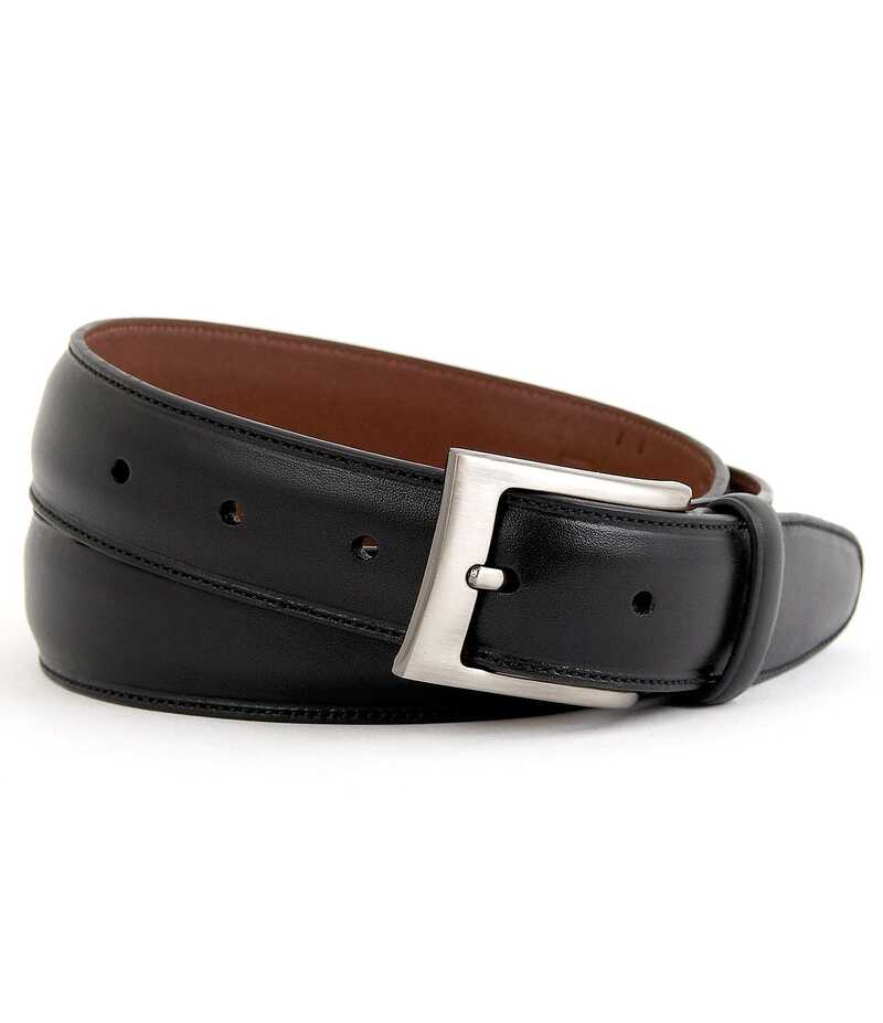 ラウンドトゥリーアンドヨーク メンズ 付属品 胴締め Roundtree \u0026 Yorke Oiled Dress Belt Black 黒いこと