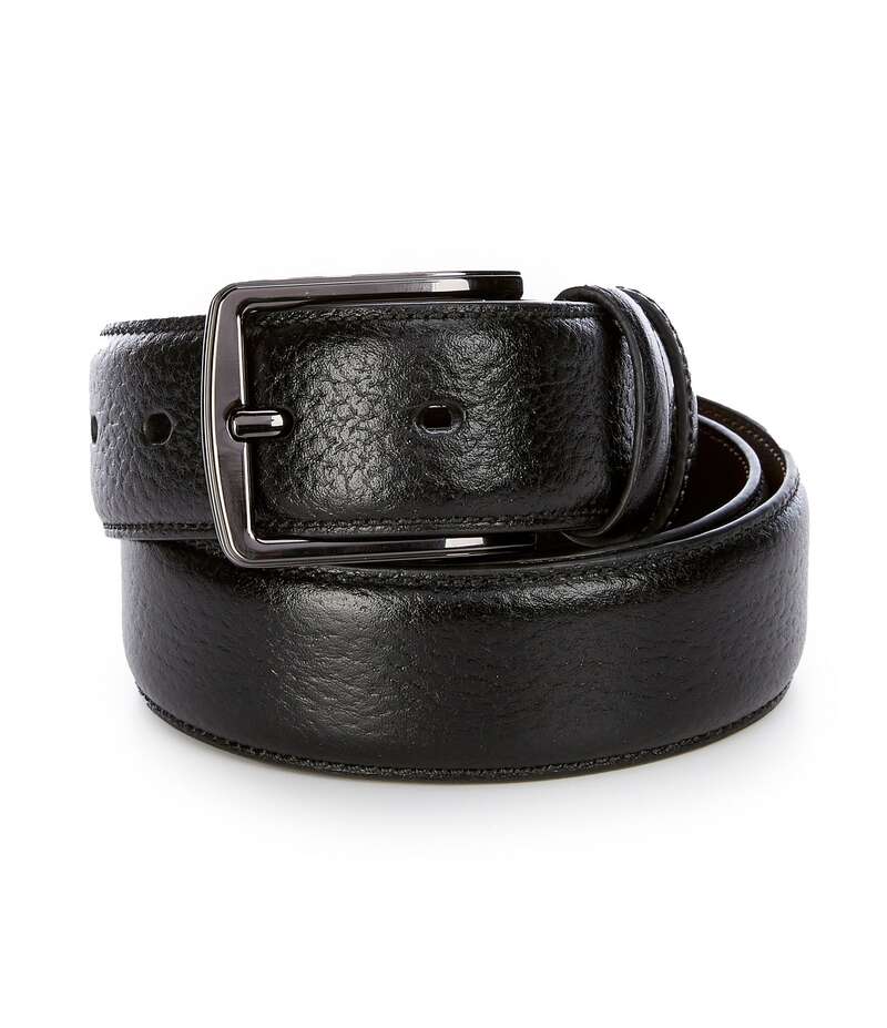 ダニエル クレミュ メンズ アクセサリー ベルト Cremieux Double Keeper Belt Black ブラック