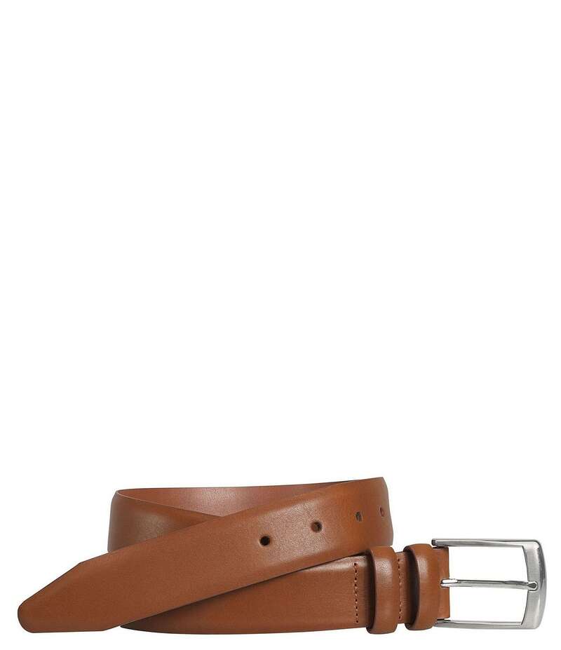ジョンストンアンドマーフィー メンズ 付属品 胴締め Johnston \u0026 Murphy Men\u0027s Feather Edge Belt Tan タン