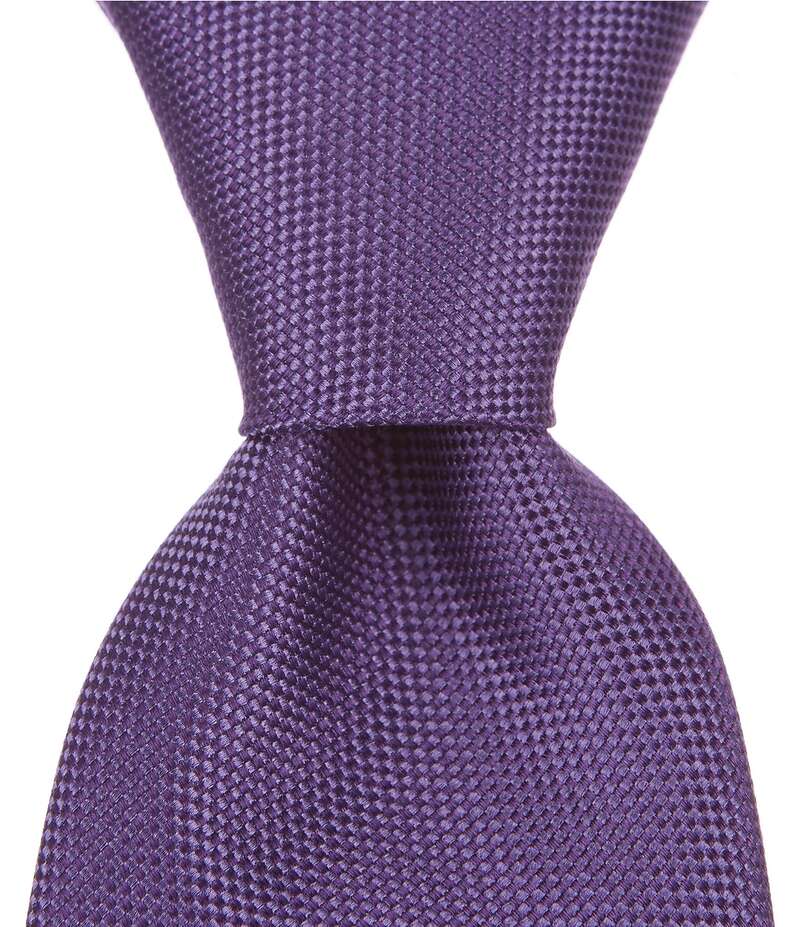 ラウンドトゥリーアンドヨーク メンズ アクセサリー ネクタイ シルク Roundtree & Yorke Trademark Plenny Solid Narrow 3 1/8 Silk Tie Purple パープル