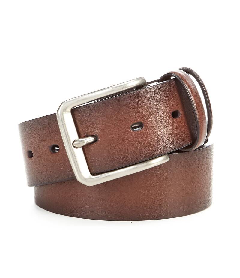 ダニエル クレミュ メンズ アクセサリー ベルト レザー Cremieux Dark Keepers Casual Leather Belt Tan タン