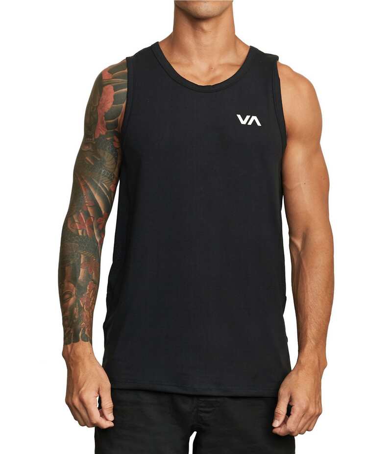 ルーカ メンズ トップス シャツ RVCA VA Sport Vent Training Tank Top Black ブラック