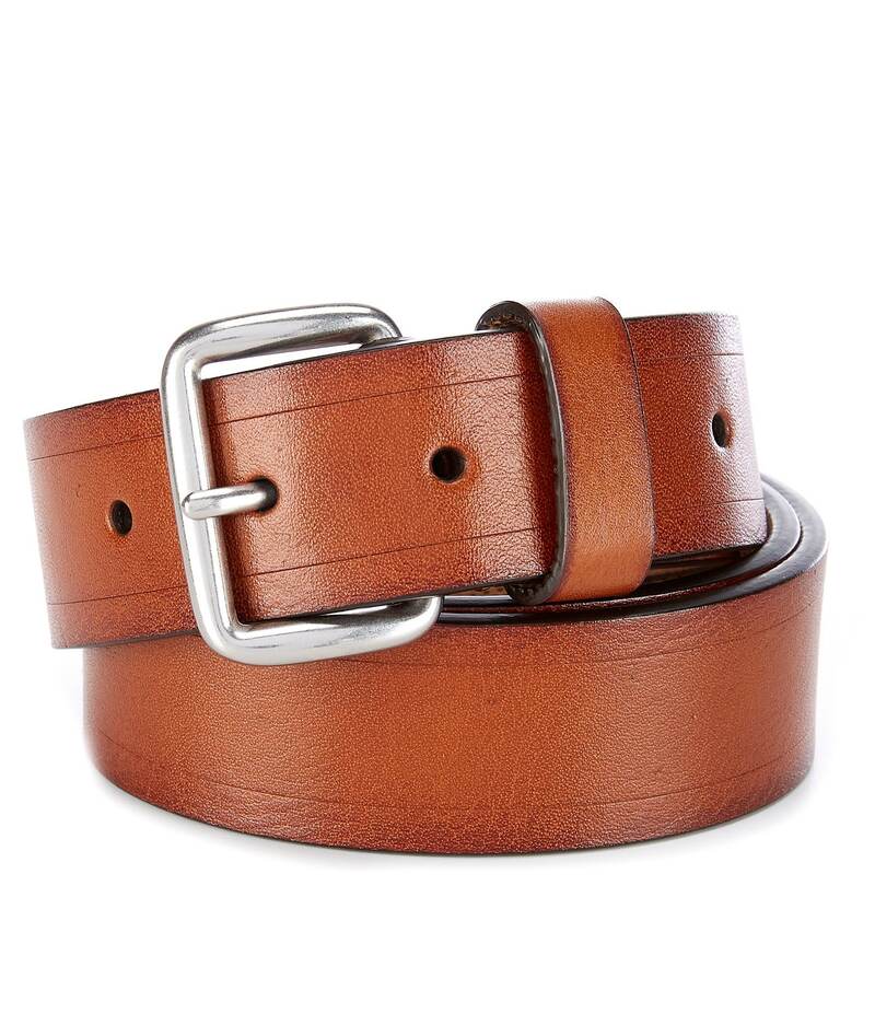 電話を掛けるハーン メンズ 付属品 胴締め なめし革 Cole Haan Wakefield Leather Belt Tan タン