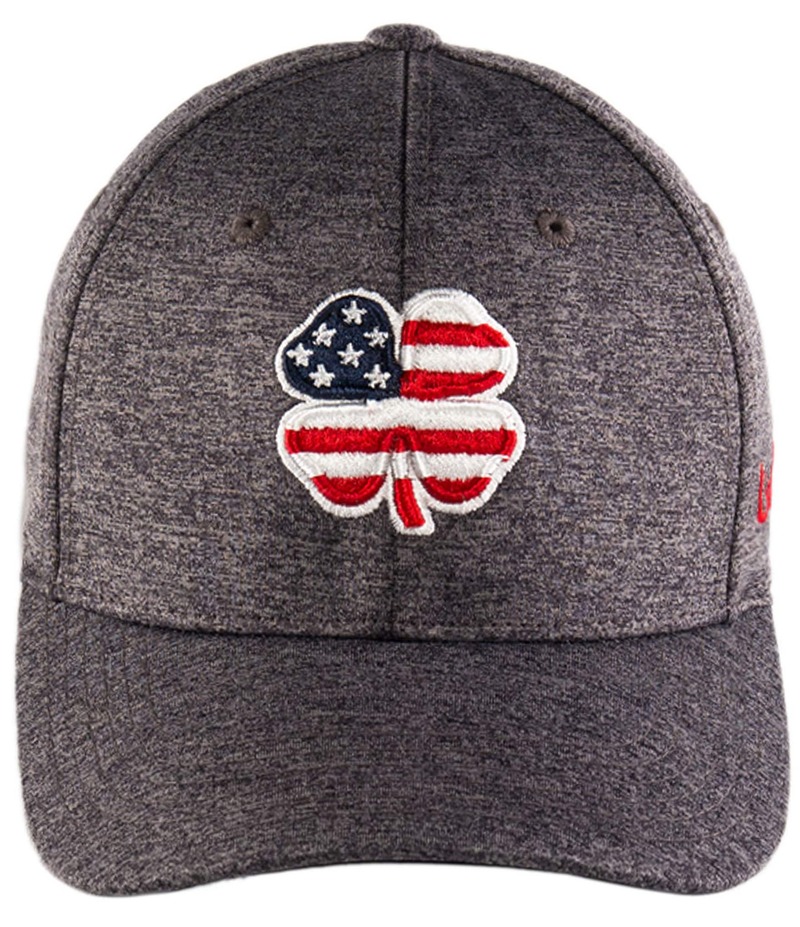 ブラック クローバー メンズ アクセサリー 帽子 BLACK CLOVER USA Flag Heather Memory-Fit? Hat Grey グレー