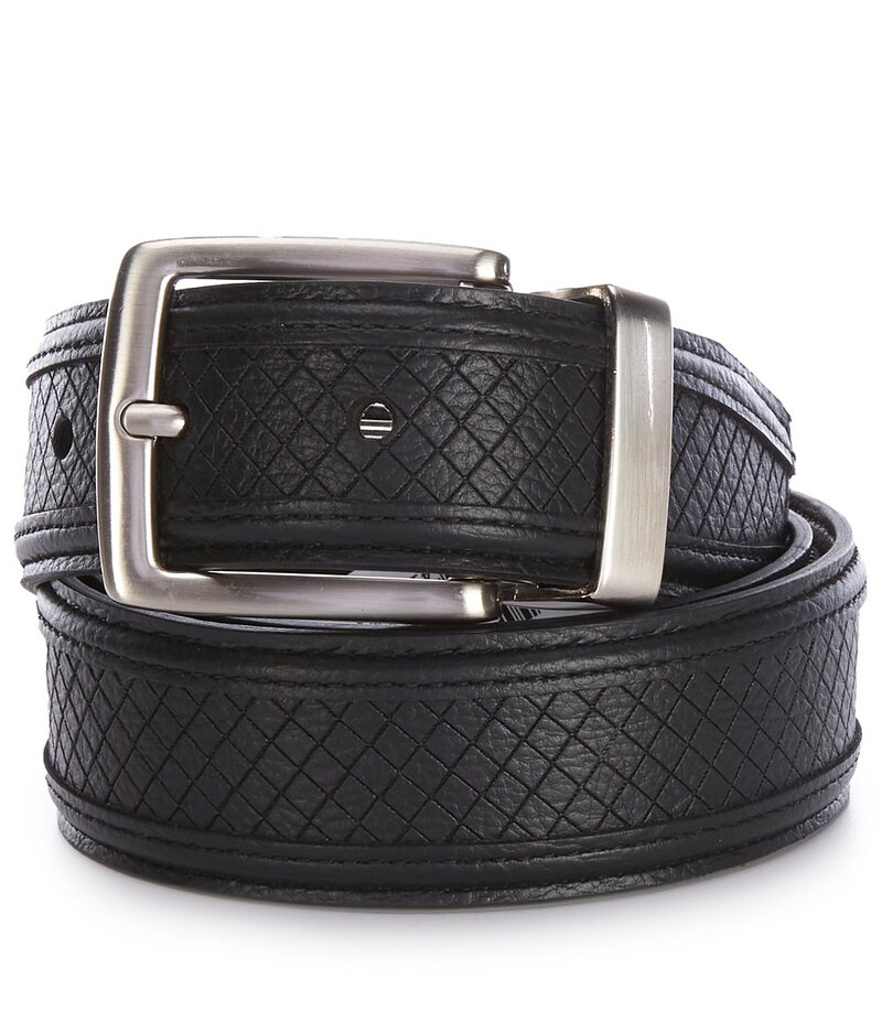 トッミーバハマ メンズ 付属品 胴締め Tommy Bahama Embossed/Smooth Reversible Belt Black/Brown 黒いこと