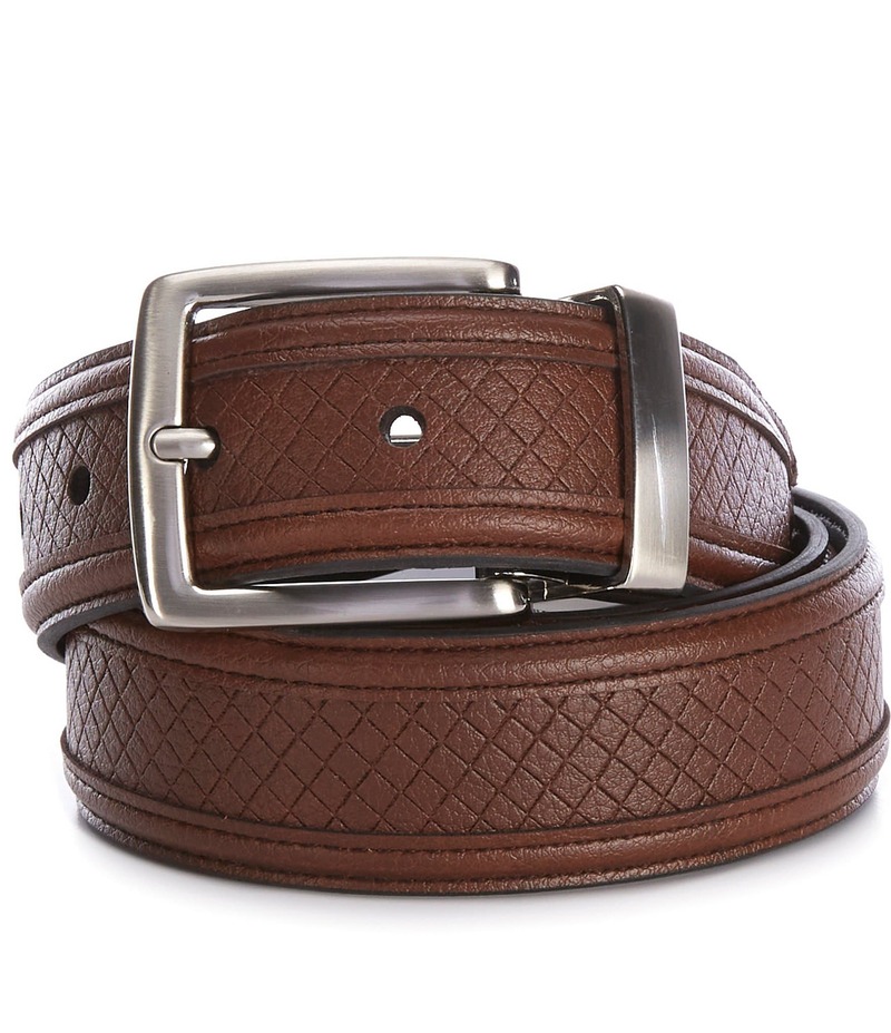 トッミーバハマ メンズ 付属品 胴締め Tommy Bahama Embossed/Smooth Reversible Belt Tan/Black 黒いこと