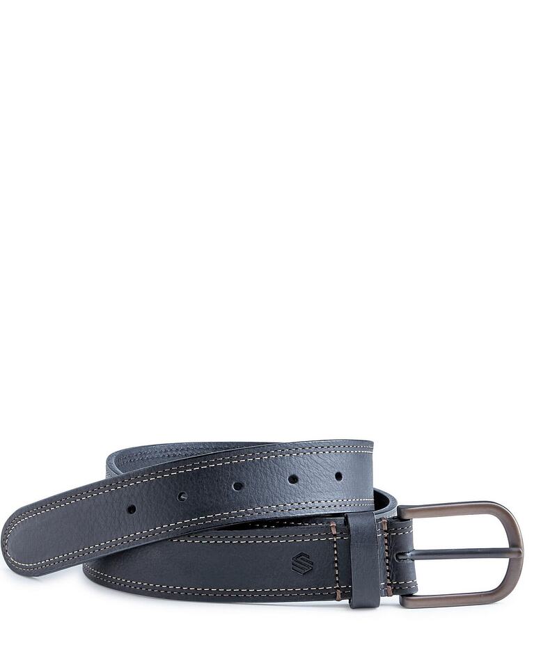 ジョンストンアンドマーフィー メンズ 付属品 胴締め 対照 Johnston \u0026 Murphy Men\u0027s Double Contrast Stitched Belt Black 黒いこと