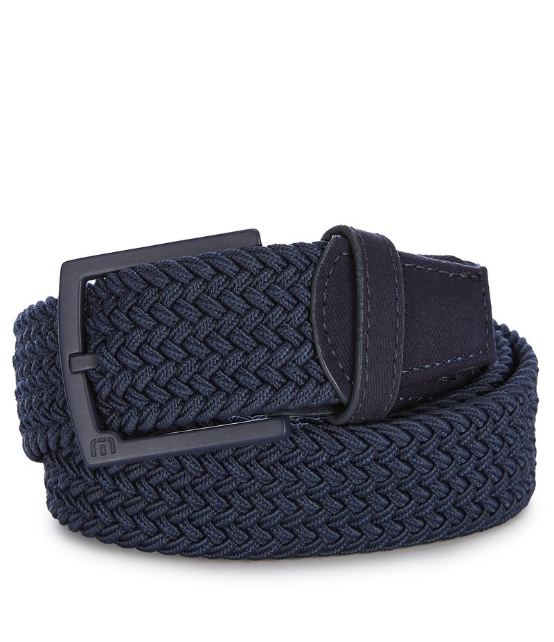 トラビスマヒュー メンズ 付属品 胴締め TravisMathew Grade 2.0 1 3/4 Stretch Belt Blue Nights 青み