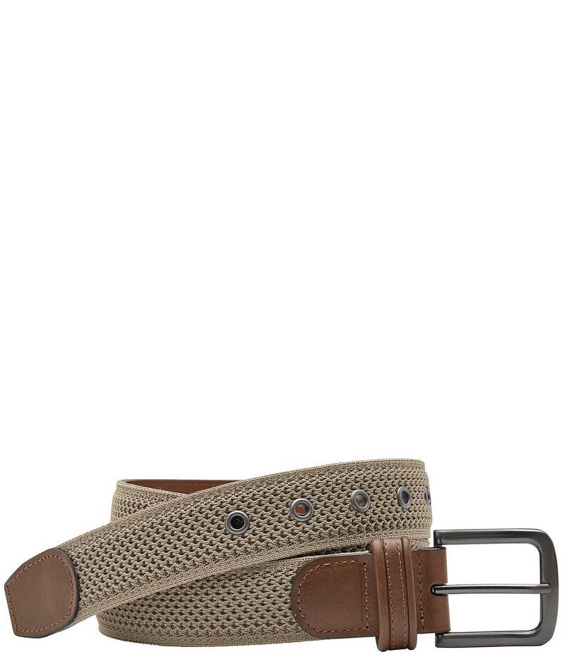 ジョンストンアンドマーフィー メンズ 付属品 胴締め 編み物 Johnston \u0026 Murphy Men\u0027s Amherst Knit Belt Taupe トープ