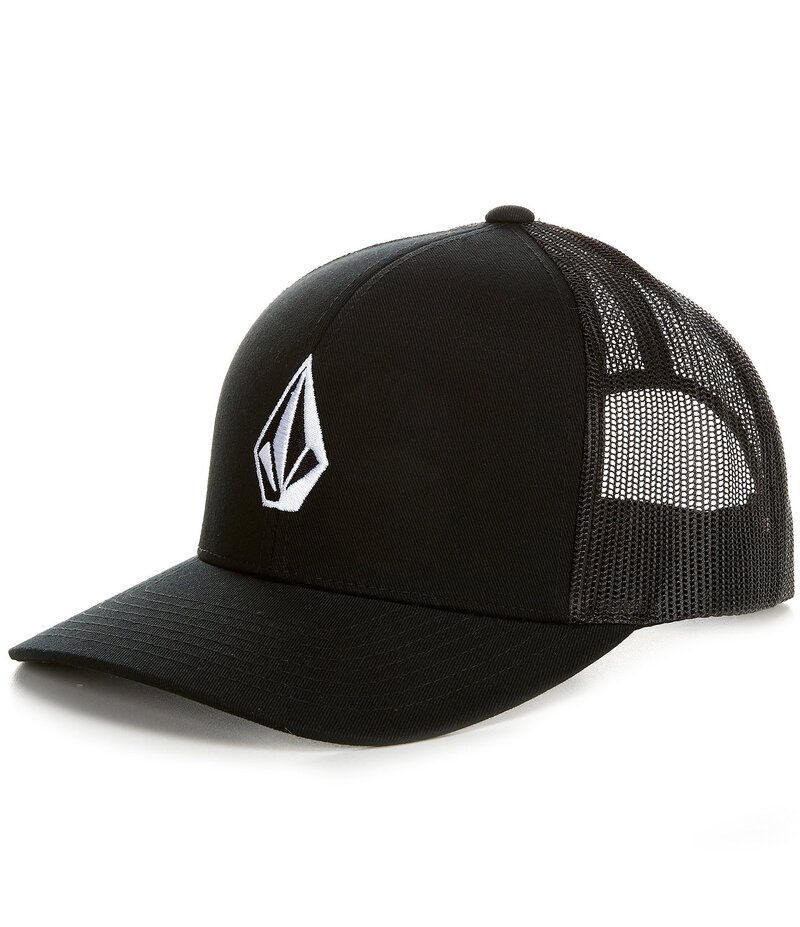 ボルコム メンズ アクセサリー 帽子 Volcom Full Stone Cheese Trucker Hat Black ブラック