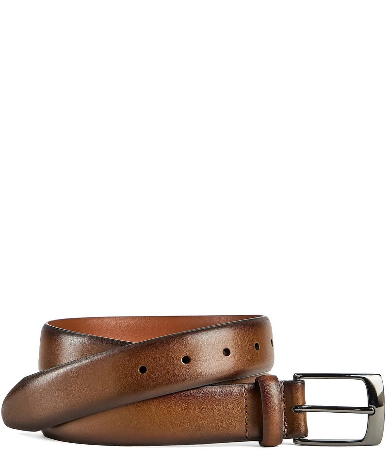 ジョンストンアンドマーフィー メンズ 付属品 胴締め Johnston \u0026 Murphy Men\u0027s Upton Dress Belt Brown 赤銅色