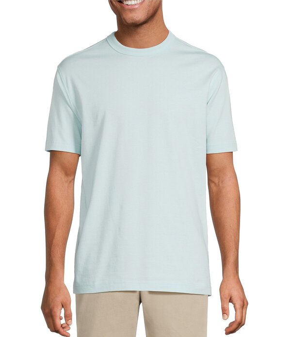 ラウンドトゥリーアンドヨーク メンズ トップス シャツ Roundtree & Yorke Short Sleeve Heavyweight-Shirt Aqua アクア