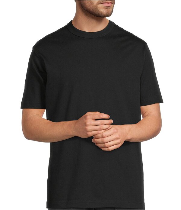 ラウンドトゥリーアンドヨーク メンズ トップス シャツ Roundtree & Yorke Short Sleeve Heavyweight-Shirt Black ブラック