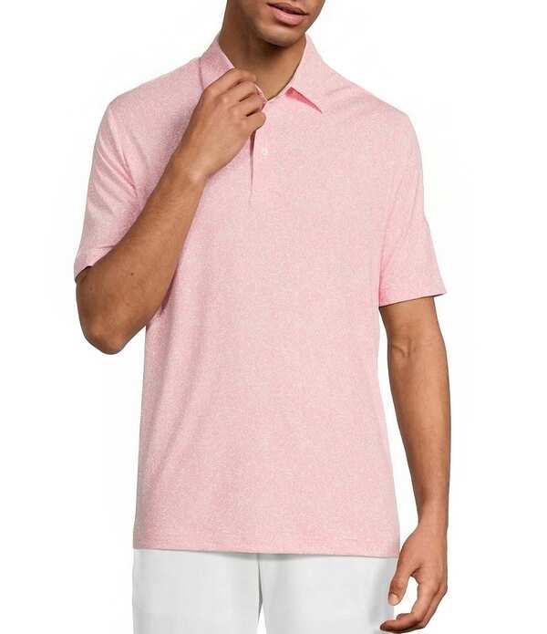 ラウンドトゥリーアンドヨーク メンズ トップス シャツ フラワー柄 プリント フラワー Roundtree & Yorke Performance Floral Print Polo Shirt Pink ピンク｜ReVida 店