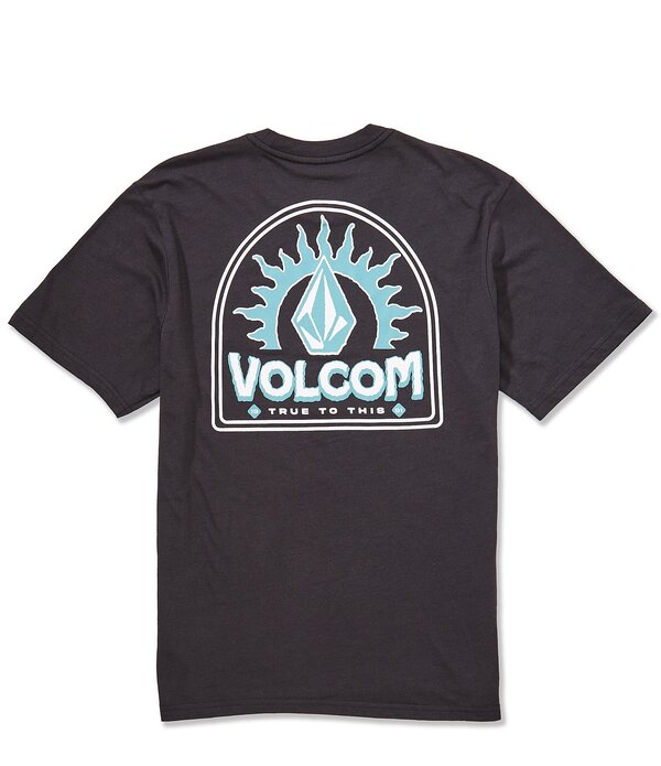 ボルコム メンズ トップス プルオーバー Volcom Solstice Short Sleeve T-Shirt Washed Black 黒いこと