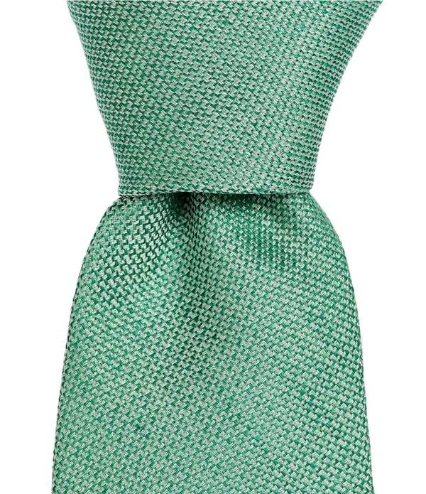 ラウンドトゥリーアンドヨーク メンズ アクセサリー ネクタイ シルク Roundtree & Yorke Xander Solid 3/8 Silk-Blend Tie Green グリーン