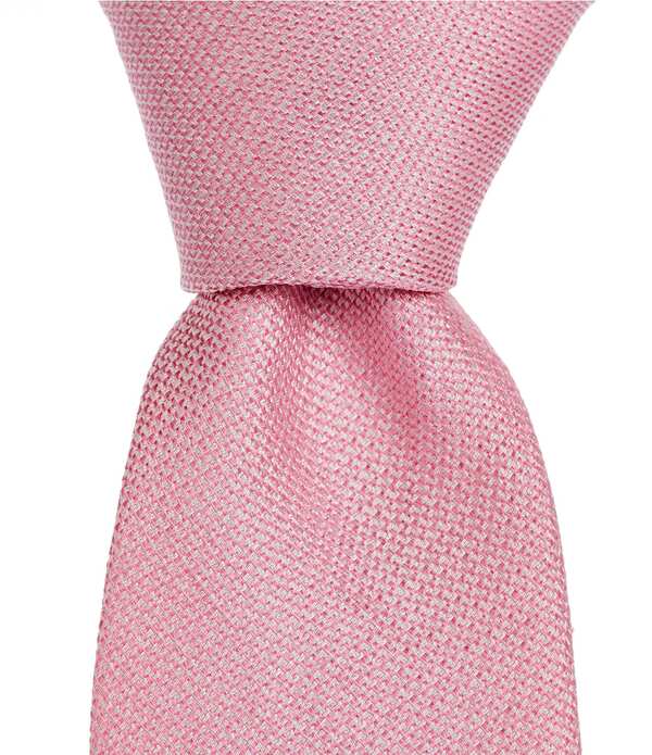 ラウンドトゥリーアンドヨーク メンズ アクセサリー ネクタイ シルク Roundtree & Yorke Xander Solid 3/8 Silk-Blend Tie Pink ピンク