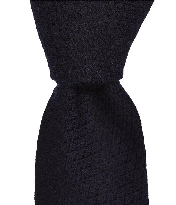ヒューゴボス メンズ 付属品 タイ 地絹 Hugo Boss Textured Solid Jacquard 2 1/4 Silk Blend Tie Dark Blue 青み
