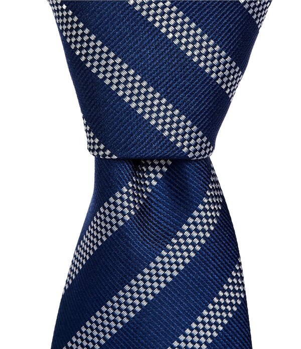 ヒューゴボス メンズ アクセサリー ネクタイ シルク Hugo Boss Diagonal Two Stripe Jacquard 3 Woven Silk Tie Light Pastel Blue ブルー