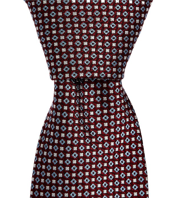 ヒューゴボス メンズ 付属品 タイ 地絹 Hugo Boss Micro Neat Jacquard 3 Silk Blend Tie Bright Red 赤いこと