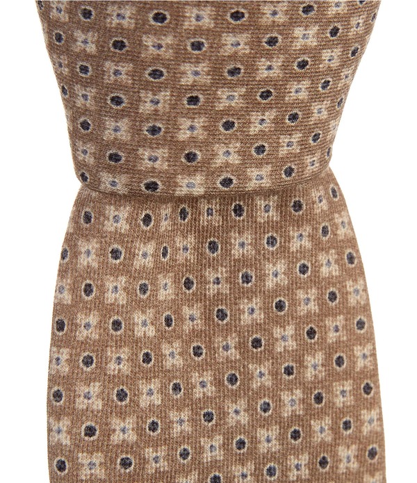 ヒューゴボス メンズ 付属品 タイ 羊毛 Hugo Boss Circle Neat 3 Wool Blend Tie Light Beige ベージュ