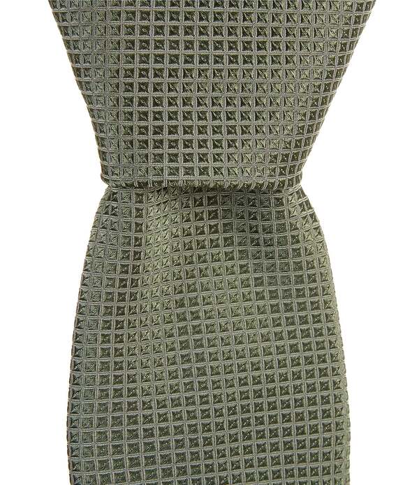 ヒューゴボス メンズ 付属品 タイ 地絹 Hugo Boss Micro Pattern Jacquard 2 1/4 Silk Blend Tie Green 緑であること