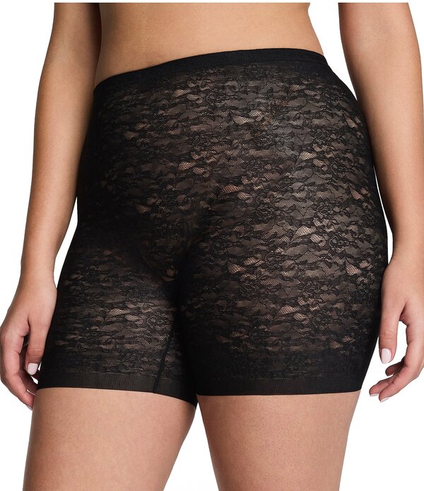スパンク レディース ボトムス カジュアルパンツ レース SPANXsupersmooth Day to Date Night Lace Girlshort Very Black ブラック
