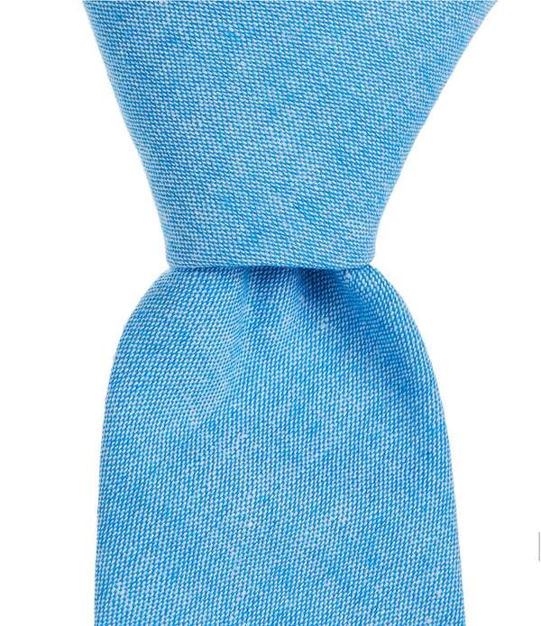 事あたらしいペンギン メンズ 添え物 タイ リネン Original Penguin Wendy Solid 2 1/2 Linen Blend Woven Tie Ocean