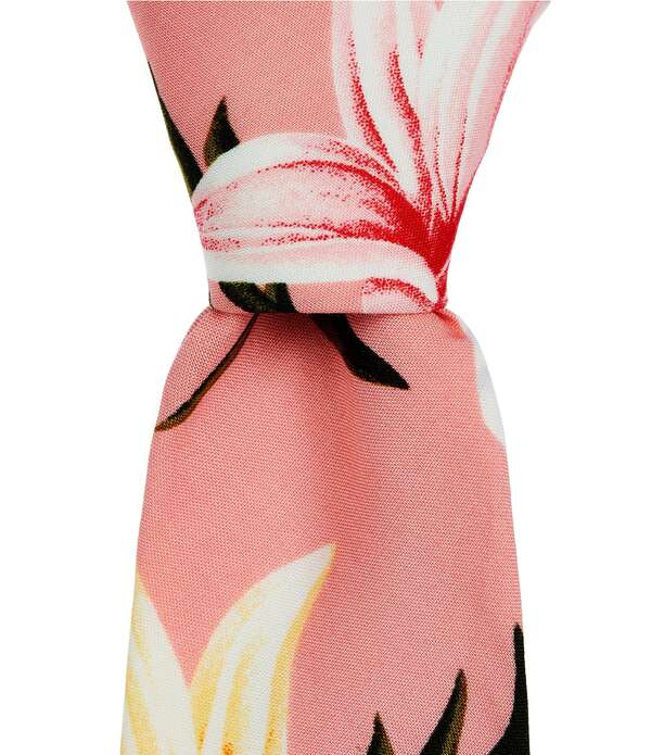 目あたらしいペンギン メンズ 付属物 タイ お花柄 お花 Original Penguin Lucie Floral 2 1/2 Tie Pink サクラ色 バッグ・小物・ブランド雑貨-ネクタイ-スーツ用ファッション小物
