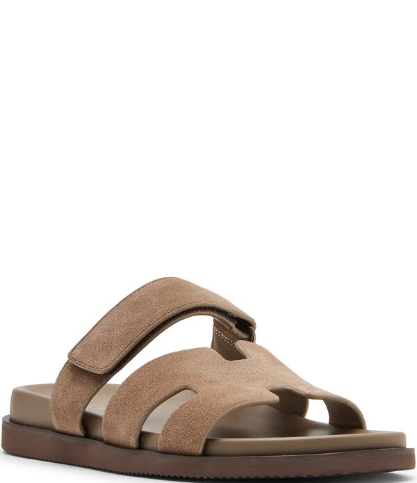 スティーブ マデン メンズ シューズ サンダル スエード Steve Madden Men's Maiven Suede Slide Sandals Taupe トープ