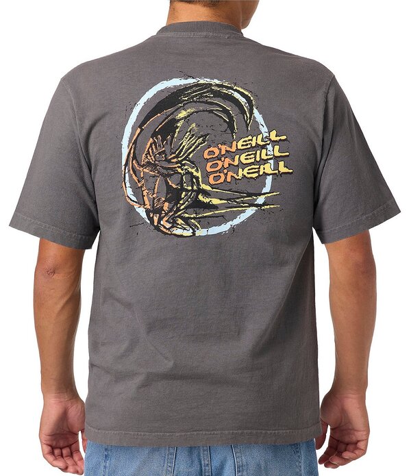 オニール メンズ トップス シャツ O'Neill Circle Freak Boxy Short Sleeve T-Shirt Grey Mineral グレー｜ReVida 店