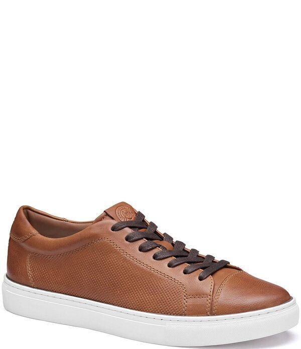 ジョンストンアンドマーフィー メンズ シューズ スニーカー レース Johnston \u0026 Murphy Collection Men Luther Perforated Lace-to-Toe Sneakers Cognac