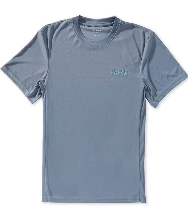 ゲス メンズ トップス シャツ Guess Romolo Short Sleeve T-Shirt Medium Blue ブルー