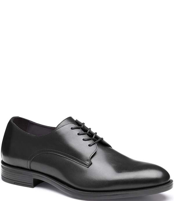 ジョンストンアンドマーフィー メンズ シューズ オックスフォード Johnston & Murphy Men's Conlin Plain Toe Oxfords Black ブラック|ReVida 店