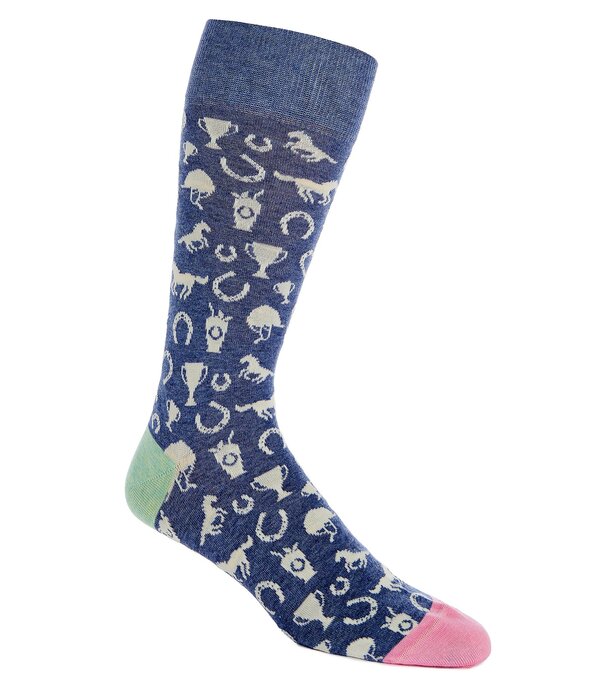 ダニエル クレミュ メンズ アンダーウェア 靴下 ダービー Cremieux Derby Crew Socks Denim デニム