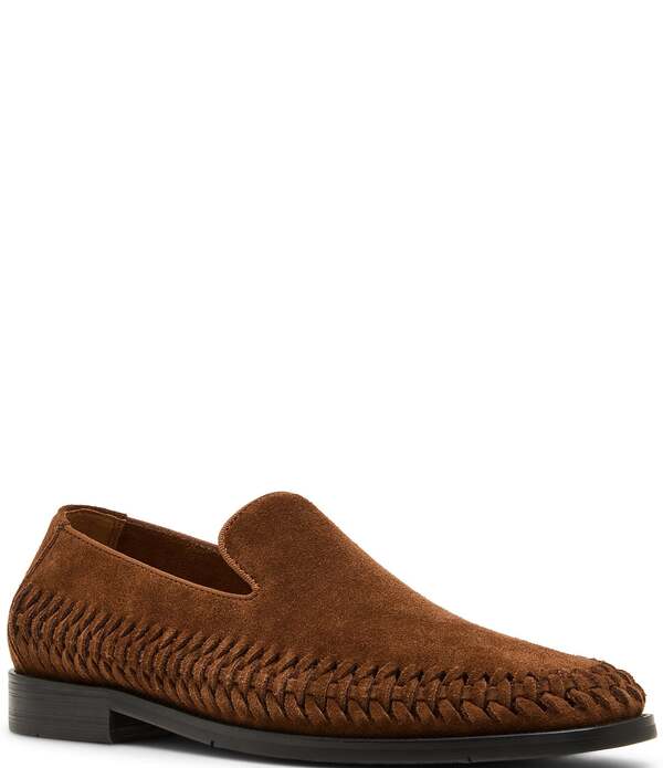 スティーブ マデン メンズ シューズ スリッポン・ローファー スエード Steve Madden Men's Newbury Suede Woven Sidetail Slip On Loafers Tobacco 31,070円