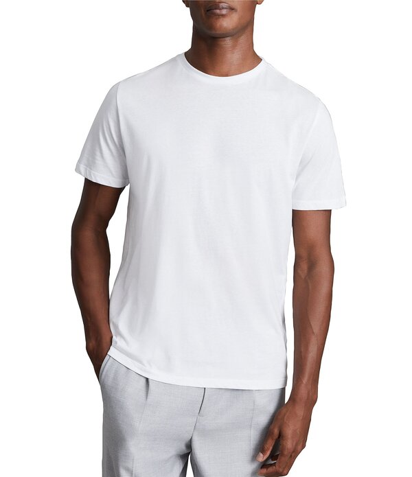 レイス メンズ トップス シャツ スリムフィット Reisslim Fit Blessolid Short Sleeve T-Shirt White ホワイト