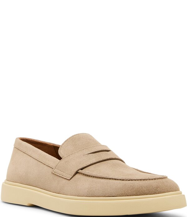 スティーブ マデン メンズ シューズ スリッポン・ローファー スエード Steve Madden Men's Prestonn Suede Penny Loafersand サンド