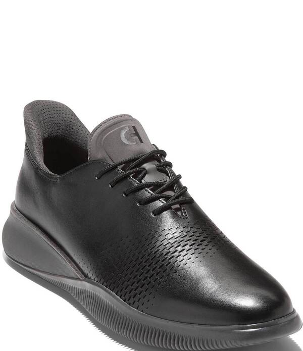 コールハーン メンズ シューズ オックスフォード Cole Haan Men 6.ZEROGRAND Laser Quick-On Oxfords Black/Raven ブラック