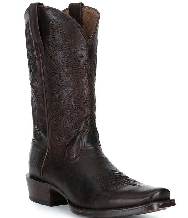 アリアト メンズ シューズ ブーツ・レインブーツ レザー Ariat Men's Renegade Leather Narrow Cutter Toe Cowboy Boots Burnished Chocolate チョコレート