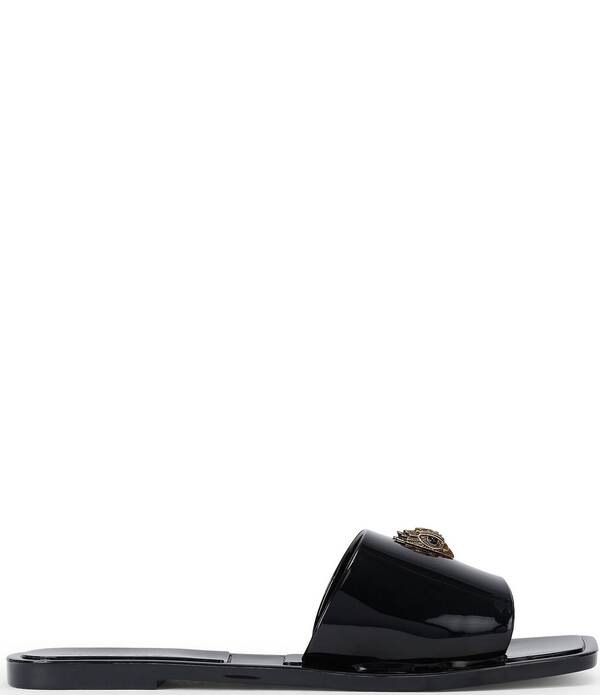 カートジェイガーロンドン レディース シューズ パンプス サンダル ロゴ Kurt Geiger London Maddison Jelly Ombre Logornament Slide Sandals Black ブラック