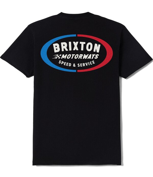 ブリクス英トン メンズ トップス プルオーバー グラフィック Brixton Rhett Graphic T-Shirt Black 黒いこと