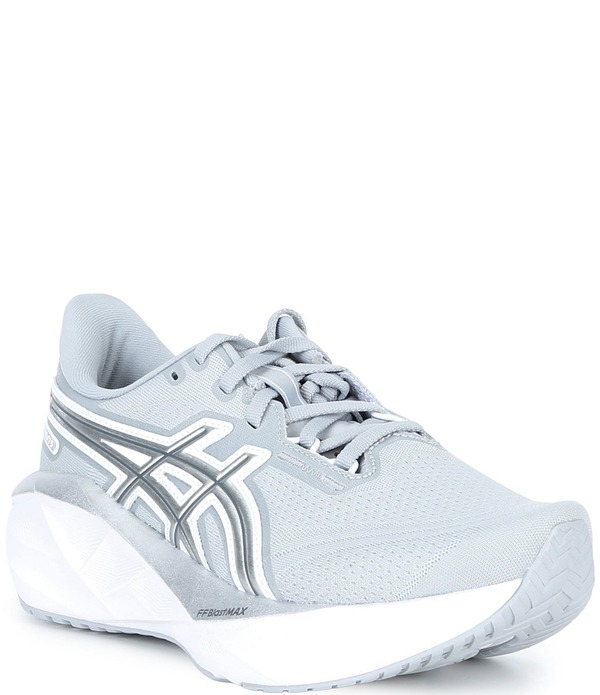 アシックス レディース シューズ スニーカー ASICS Women's Novablast 5 ATC Reflective Stacked Running Sneakers Piedmont Grey/Pure Silver グレー