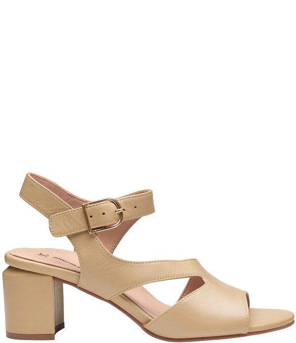 ジョンストンアンドマーフィー レディース シューズ 踵 非対称 サンダル なめし革 Johnston \u0026 Murphy Women\u0027samantha Nappa Leather Block Heel Asymmetrical Sandalsand 真砂