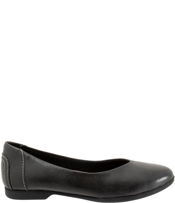 トロッターズ レディース シューズ パンプス レザー Trotters Iris Leather Ballet Flats Black ブラック