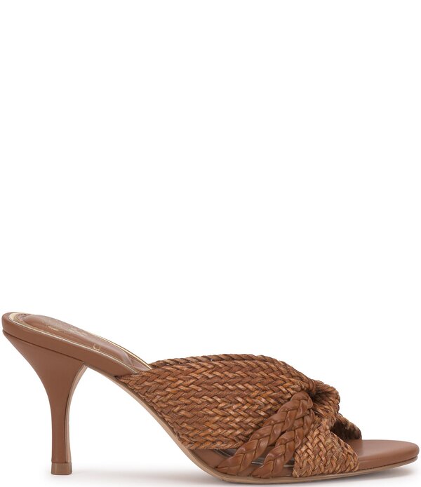 ヴィンスカムート レディース シューズ サンダル ヒール Vince Camuto Pheya Knotted Higheel Slide Sandals Golden Walnut