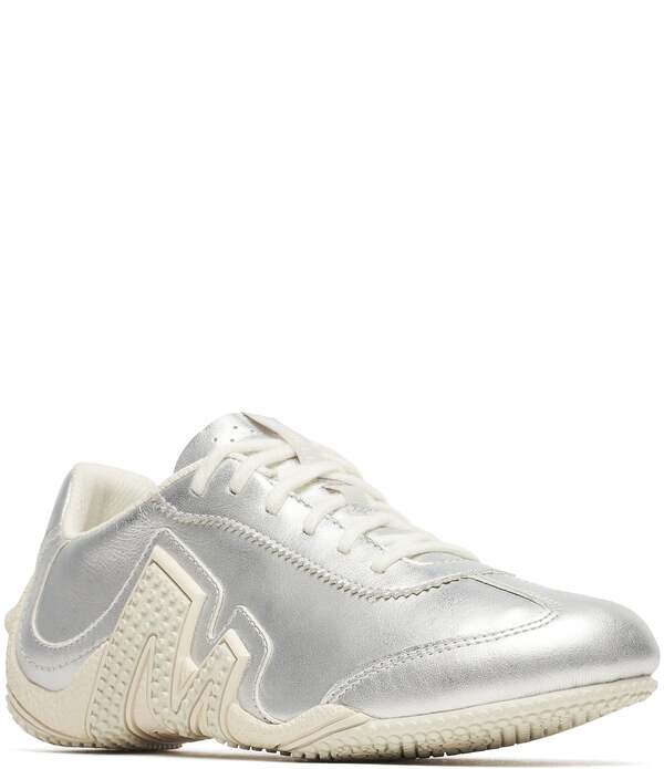 メレル レディース シューズ スニーカー トール なめし革 Merrell Women\u0027s Relay Fly Vent Metallic Leather Sneakers Ash 木灰