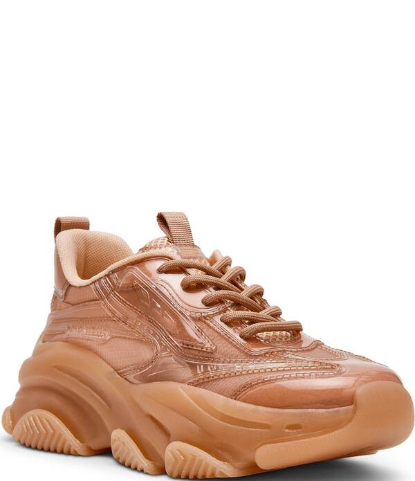 スティーブ マデン レディース ボトムス カジュアルパンツ スニーカー Steve Madden Possession Jelly Chunky Sneakers Tan タン|ReVida 店