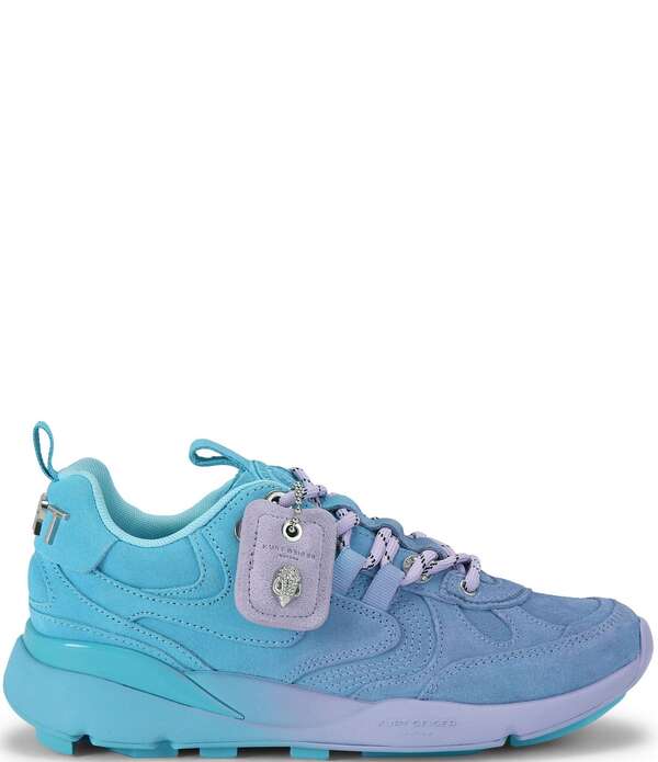 カートジェイガーロンドン レディース ボトムス カジュアルパンツ スニーカー ロゴ Kurt Geiger London Kurt Runner Ombre Logo Sneakers Blue Ombre ブルー|ReVida 店