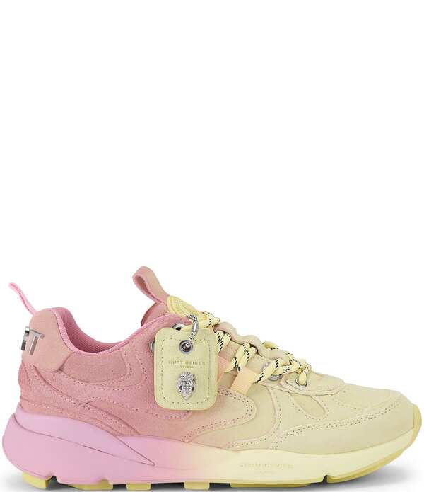 カートジェイガーロンドン レディース ボトムス カジュアルパンツ スニーカー ロゴ Kurt Geiger London Kurt Runner Ombre Logo Sneakers Yellow イエロー|ReVida 店